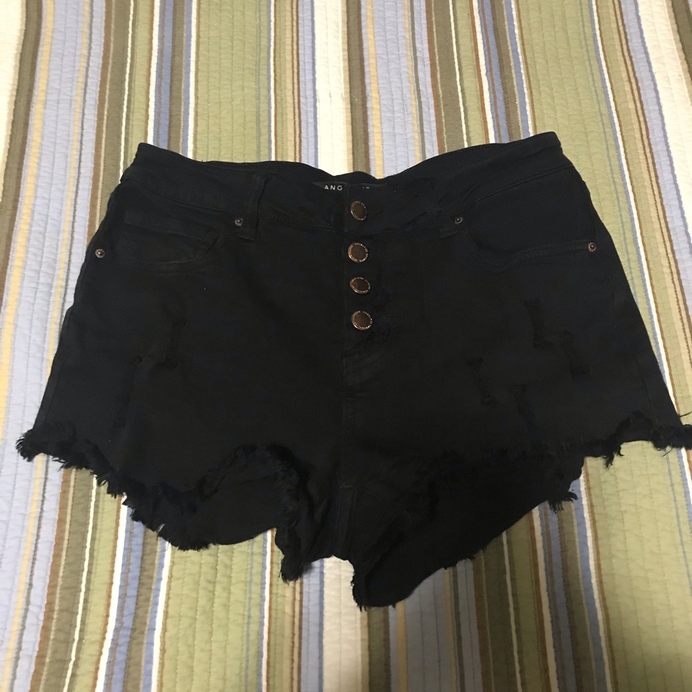 Black denim shorts sz9